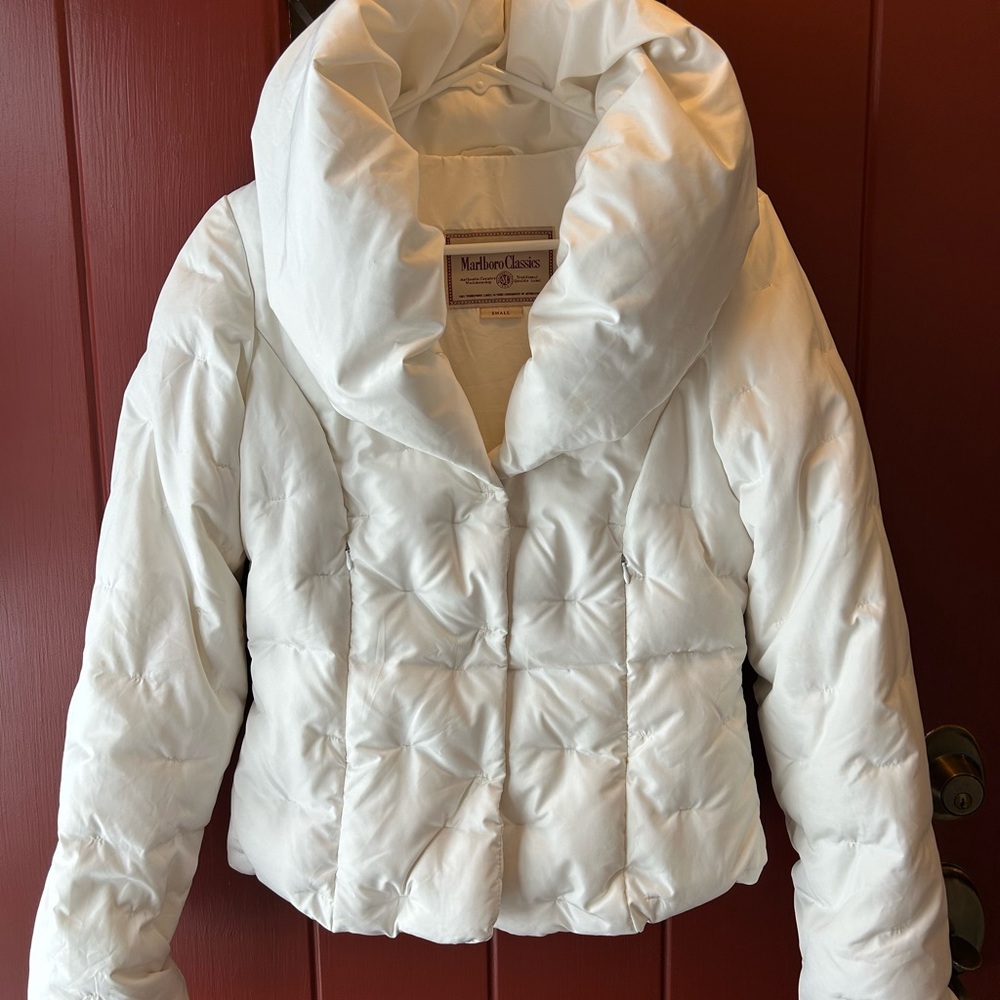 Women's White Puffer Jacket